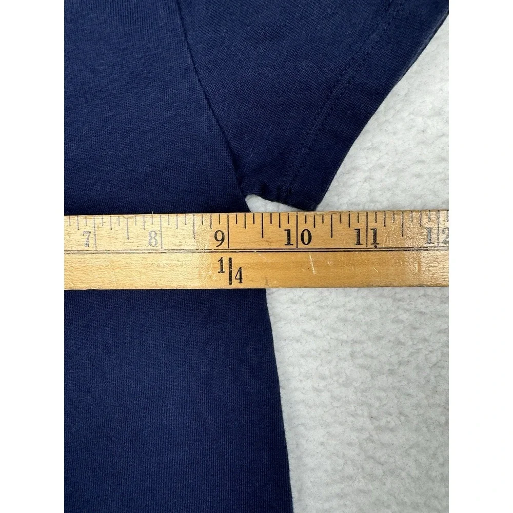 Ralph Lauren One Piece Navy Blue Dia White Stripe Crest - Toddler 9M